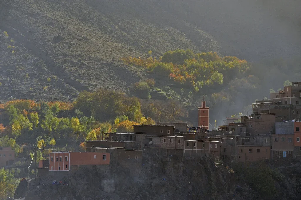 Imlil seen on the Atlas Mountains day trip