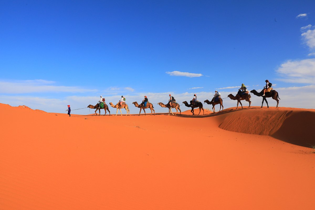 Scenic Sahara routes in southern Morocco