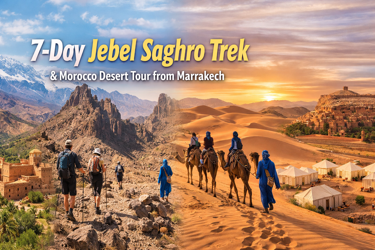 7-Day Jebel Saghro Trek & Sahara Desert Adventure from Marrakech